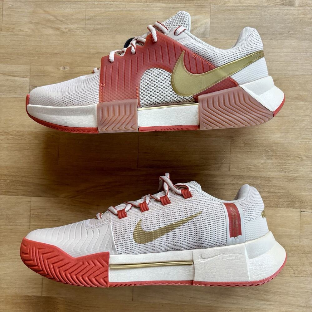 Nike Women's 9 GP Challenge 1 PRM Hard Court Tennis Shoes (FQ3164-103) Gold Rust - Picture 9 of 11